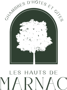 les hauts de marnac Logo complet Vert