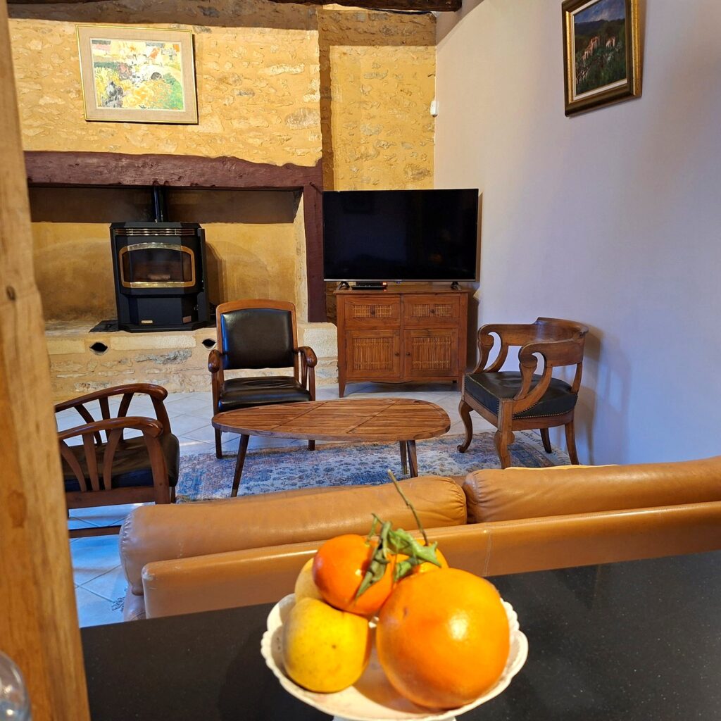 Hauts de Marnac Gite Métairie CoinSalon